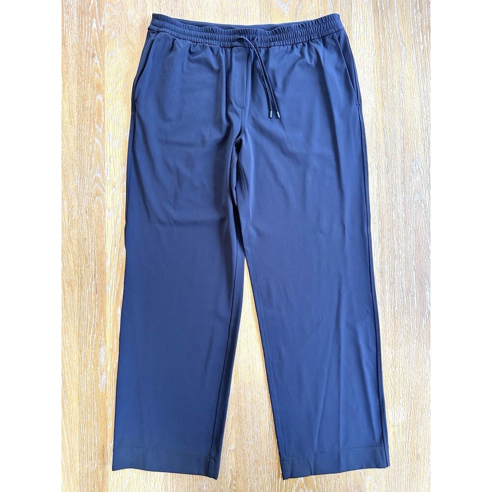 Lululemon Luxtreme Mid-Rise Full Length Straight Leg Trouser Womens XL Black S